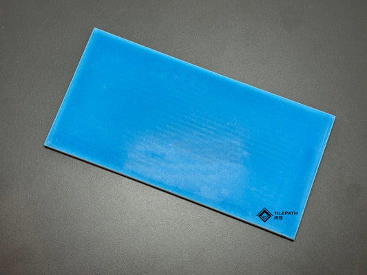 常規直邊系列海洋藍色磚 (亮光面) 樣板